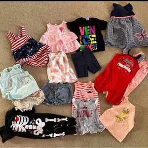 12m Mixed Baby Clothing Lot - Assorted Colors lots of carters